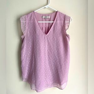 LOFT Baby Pink Work Blouse